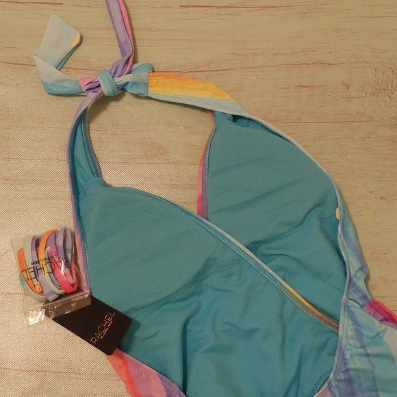 RACHEL Rachel Roy Wrap Front Swimsuit Small NWT - Picture 11 of 12